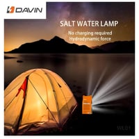 ديفيان - مصباح طوارئ يعمل بالماء لمدة 200 ساعة WL0...