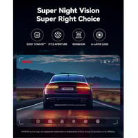 ريد تايجر - كاميرا داش 4K أمامية وخلفية