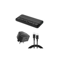 راف باور - بكج بطارية بقوة 20 واط بسعة 10000 ملي ا...