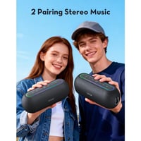 راف باور - سبيكر بلوتوث محمولة إضاءة RGB وبصوت ستي...