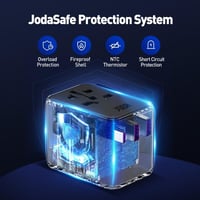 جودا - فيش سفر متعدد المداخل 20 واط مزود بتقنية جا...