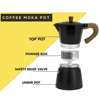 ماكينة تحضير الاسبريسو الجديدة بسعة 3 اكواب توضع ع...