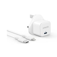 انكر - شاحن جداري باور بورت بقوة 20 واط بمنفذ تايب...