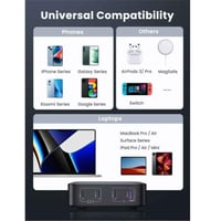 يوجرين - منصة مكتبية نيكسود بقوة 100 واط - رمادي