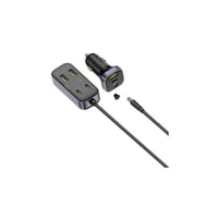 بيسوس - شاحن سيارة ب3 منافذ يو اس بي 3 منافذ تايب...