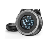 ساعة منبه - مزدوجة بصوت عال مع هزاز