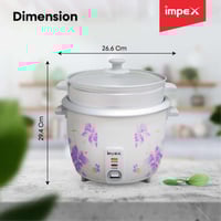 امبكس - سخان ارز كهربائي اوتوماتيكي 500 واط بسعة 1...