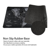 تانولي -قاعدة ماوس العاب كبيرة بمقاس XL اللون رماد...