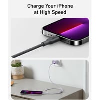 انكر - كيبل بي دي ايفون بطول 0.9 متر - اسود