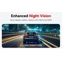 ريد تايجر - كاميرا سيارة ثلاثية واي فاي 5G مدمج مع...