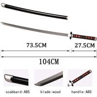 لعبة سيف تانجيرو ساموراي بتصميم سيف كاتانا