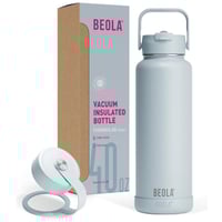 زجاجة مياه رياضية سعة 1200 مل من الستانلس ستيل