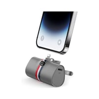 باور بانك - بطارية متنقلة لاجهزة الايفون لون رمادي