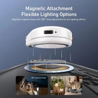 تيليسين - فلاش مغناطيسي وإضاءة سيلفي ماج سيف - أبي...