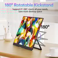 شاشة محمولة - 18 انش للكمبيوترات واجهزة العاب الكو...