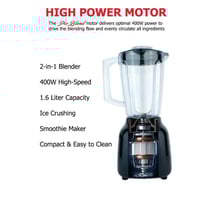 لينكس - خلاط كهربائي مع مطحنة ومحرك عالي الطاقة وم...