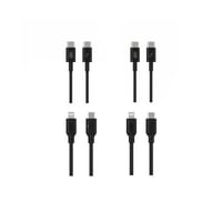 عرض 4 كيابل جودا تايب سي الى تايب + تايب سي الى لا...