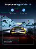 DDPAI - داش كام Z50 pro 4K كاميرا امامية وخلفية لل...