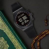 الفجر - ساعة رياضية مقاومة للماء بميزة معرفة الصلو...