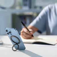 بيسوس - مسكة جوال مغناطيس هالو ماج سيف مع ستاند -...