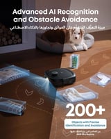 يوفي - مكنسة كهربائية E25 ، روبوت مع ممسحة بنظام ه...