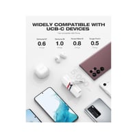 باور بانك - بطارية متنقلة صغيرة بمنفذ USB C لون اب...