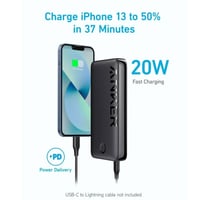 انكر - بطارية باوركور بمنفذين USB-A ومنفذ تايب سي...