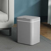 سلة مهملات حمام أوتوماتيكية لا تعمل باللمس بسعة 16...