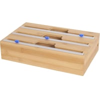 موزع تغليف 3 في 1 - مع قطاعة وملصقات ورق تغليف بلا...