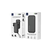 وي وو - شاحن جداري متعدد الرؤوس مع باور بانك سعة 1...