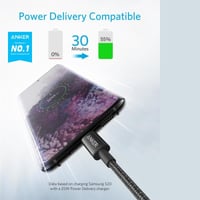 عرض انكر كيبل تايب سي الي تايب سي قماش بقوة 60 واط...