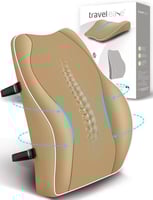 ترافل ايز - وسادة دعم قطنية مريحة للظهر من الميمور...