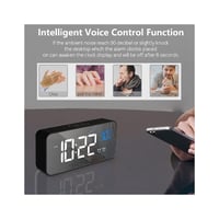 ساعة منبه - رقمية LED مع درجة حرارة