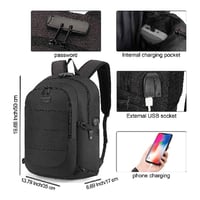 تزاولا - شنطة ظهر للابتوب والسفر والعمل للنساء وال...