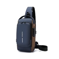 حقيبة ظهر مقاومة للماء مع كابل شحن متعدد الالوان