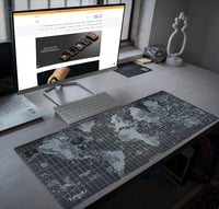 تانولي -قاعدة ماوس العاب كبيرة بمقاس XL اللون رماد...