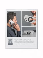 بيسك - مسكة الهاتف المغناطيسية المتوافقة مع ماج سي...