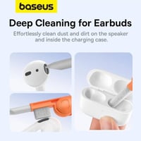 بيسوس - مجموعة تنظيف متعددة الاستخدام - ابيض