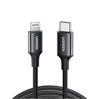 يوجرين - كيبل بي دي ايفون بطول 1 متر - اسود