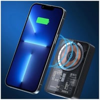 موماكس - باور بانك مغناطيسي للشحن اللاسلكي مع بطار...