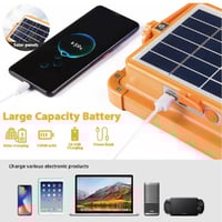 مصباح LED بالطاقة الشمسية قابل لإعادة الشحن بالوان...