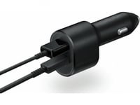 سامسونج - شاحن سيارة بمنفذ تايب سي بقوة 45 واط + م...