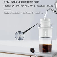 مطحنة قهوة محمولة وخلاط عصائر 350 مل