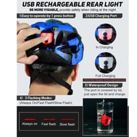 خوذة دراجة خفيفة الوزن مع ضوء LED ونظارة مغناطيسية...