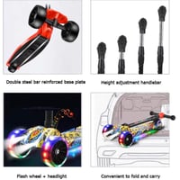 سكوتر دفع 2 في 1 للأولاد والبنات مناسب للأنشطة الخ...