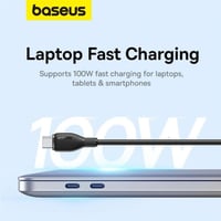 بيسوس - كيبل تايب سي الي تايب سي بطول 2 متر بقوة 1...