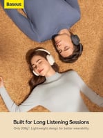 بيسوس - باوي D05 سماعة بلوتوث لاسلكية - رمادي