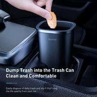 بيسوس - سلة مهملات للسيارة مع كيس قمامة 3 رول / 90...