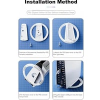 حامل عمودي RGB لاجهزة البلاي ستيشن 5