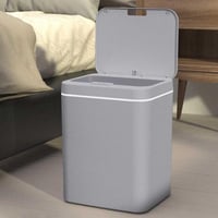 سلة مهملات حمام أوتوماتيكية لا تعمل باللمس بسعة 16...